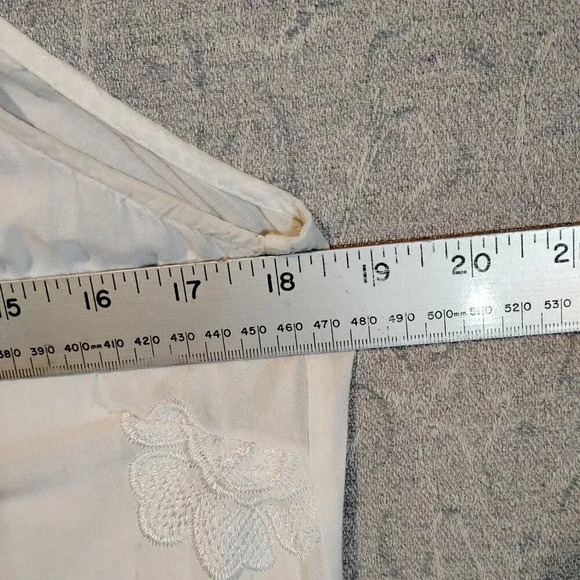 Tribal Women's Sequins & Embroidered  White Tank Top in Size Small - Picture 10 of 12